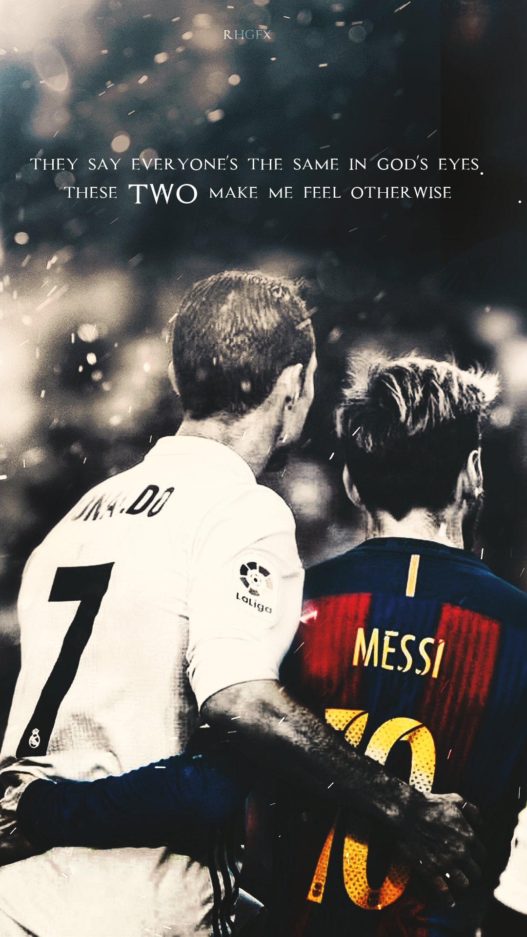 RHGFX on X: Football Greatest Rivalry Ever, Cristiano Ronaldo &  Lionel Messi, Wallpapers