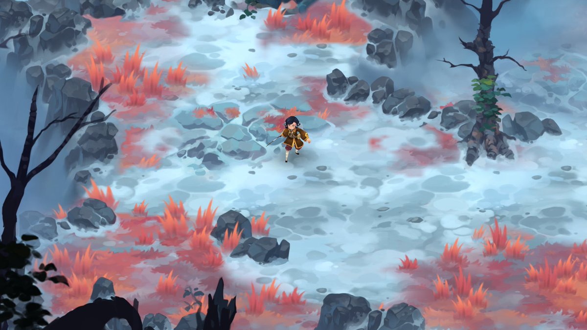 StudioTenebres's tweet photo. So much love yesterday for our #screenshotsaturday so here's another one with a look at the face of our main character #indiegame #gamedev https://t.co/dnFctKYoQc