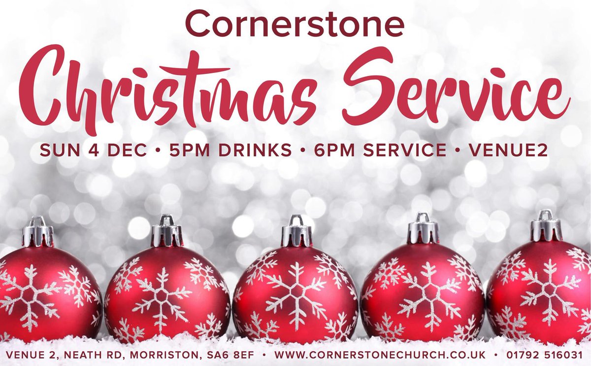 So excited for the <a href="/Cornerstone_CS/">Cornerstone Church</a> Christmas Service tonight! 5pm for drinks 6pm start at <a href="/venue2_CS/">venue2 Cornerstone</a> See you there!