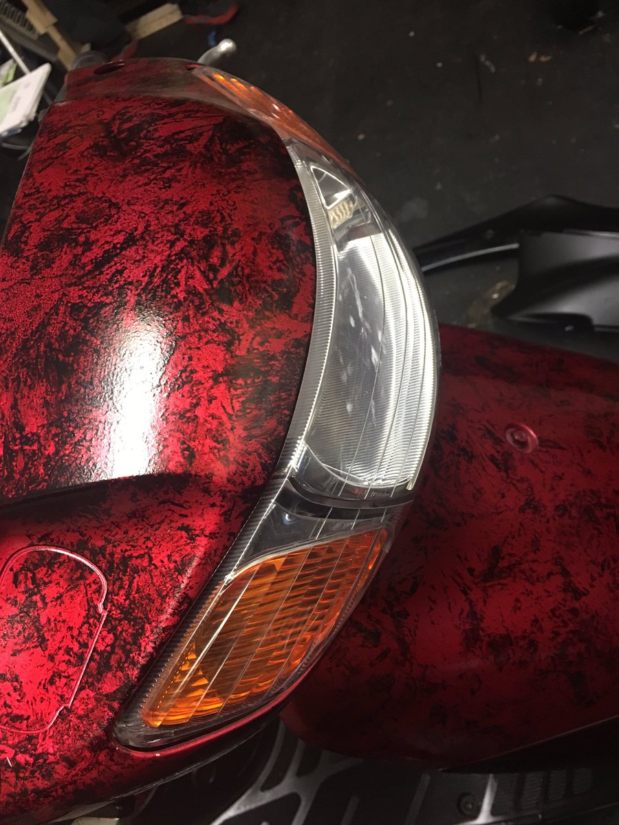 ラップ塗装赤のZX仕様が入ってきました。冷感時もセル1発⭕ 駆動系まで