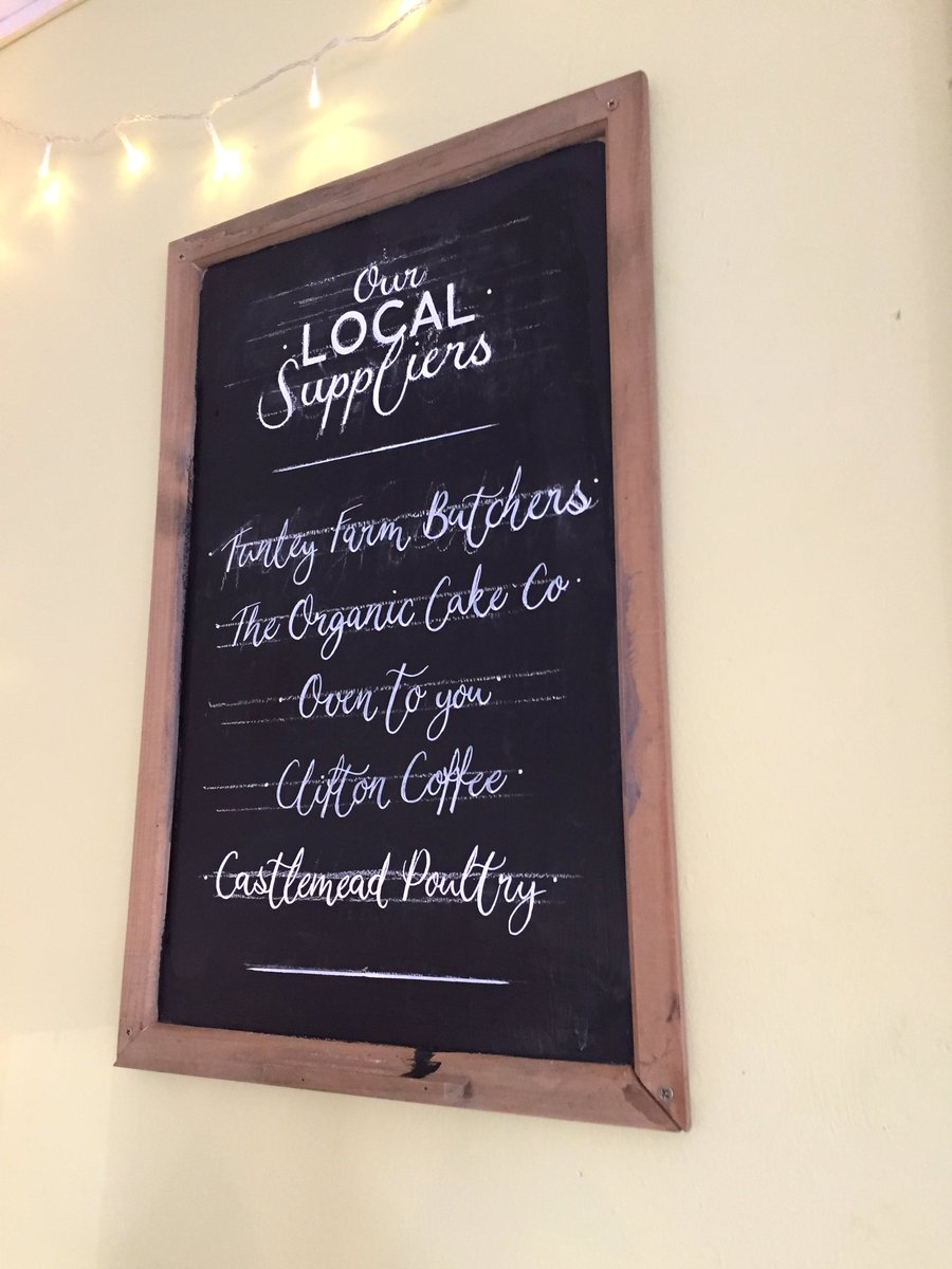 We love our new suppliers chalk board - <a href="/SJGriffey/">Sarah-Jane Griffey</a> is sooooooo talented!