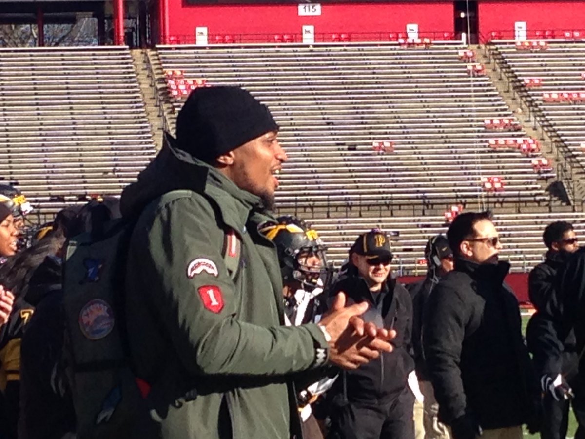 ChrisNalwasky's tweet photo. Also, Mr. Tajae Sharpe made an appearance at Rutgers yesterday for Piscataway's game. @Titans on their bye. @Show19ine @EliBarnwell #NFLHigh https://t.co/O4f2oklBXv