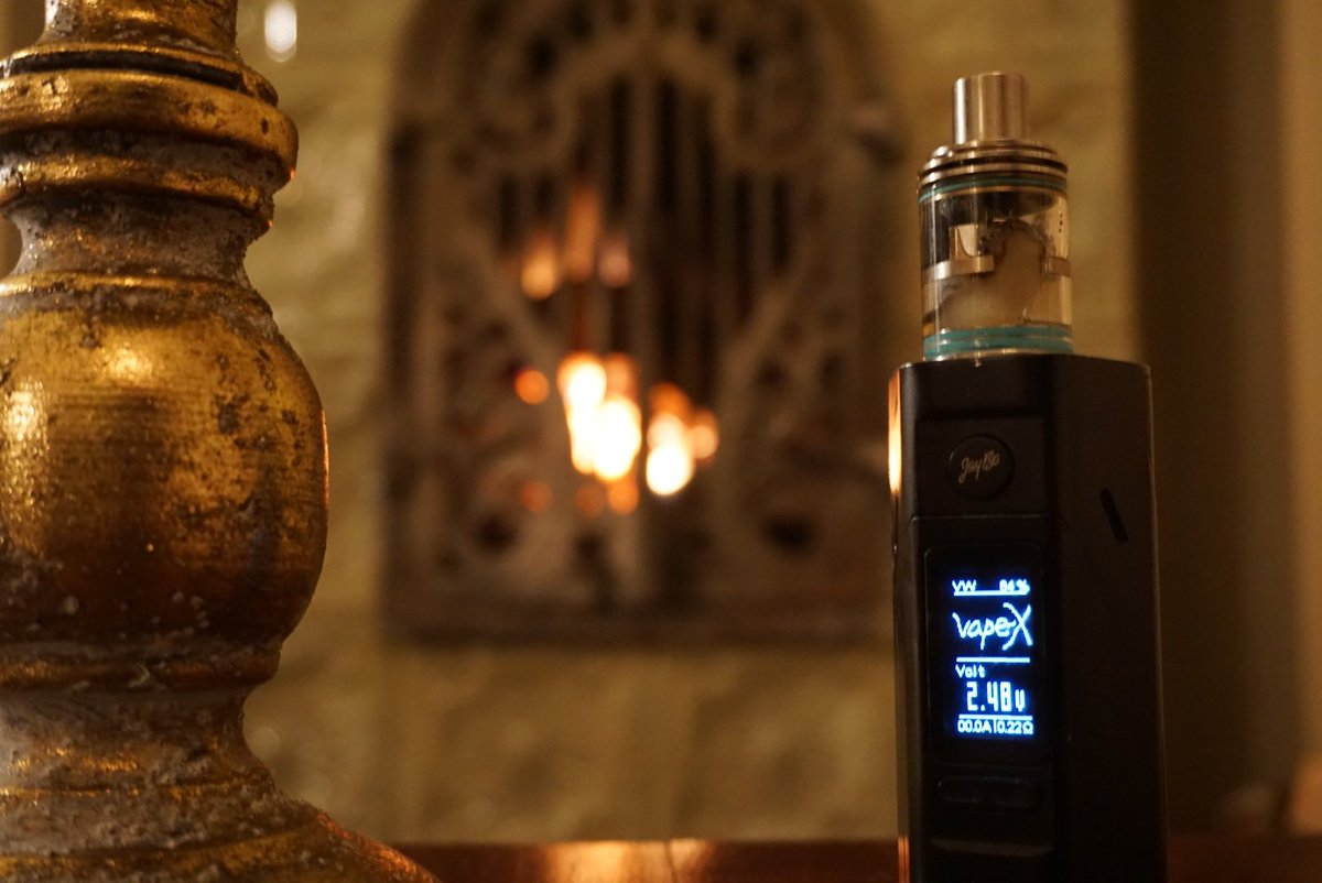 vape_X_'s tweet photo. When winter is comming, there's nothing better than great setup and tasty liquid by the fireplace :-) #vape #vapefam #vapeapp #vapelife https://t.co/9I2tlO7zw1