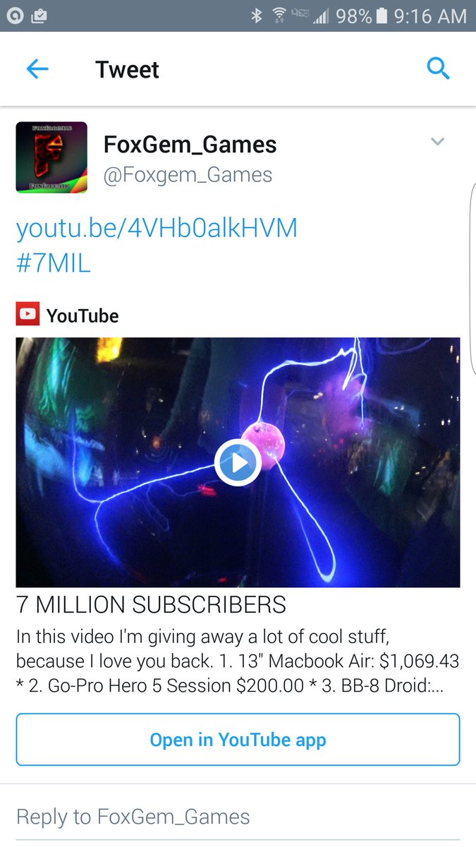 Foxface_918's tweet photo. #7MIL https://t.co/pahbw4BKYQ