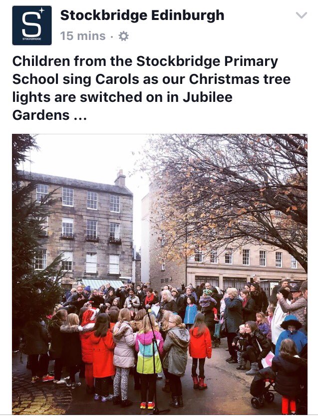 StockbridgeSTA's tweet photo. Great #photo of @stockbridge_ps #choir #singing their hearts out prior to #ChristmasLights #SwitchOn at #StockbridgeStocking yesterday... https://t.co/rEXoEVmmCK