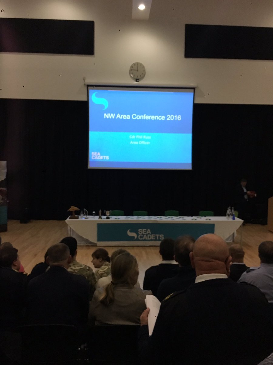 At the @NWASCC Area Conference! #SeaCadets #future