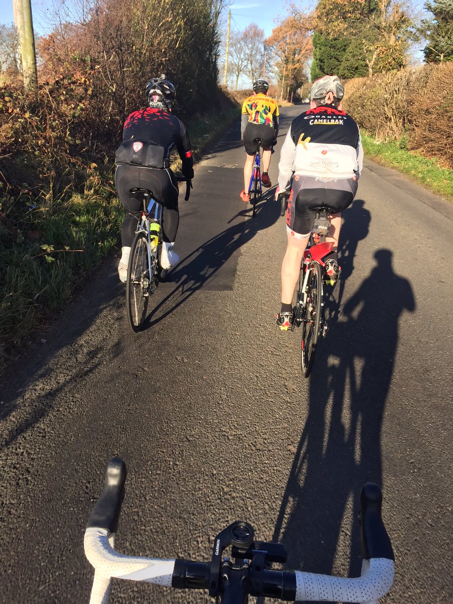 AstonCycling's tweet photo. Perfect morning for a bike ride. Good to get the @aston_union jersey a showing. https://t.co/QpQqJSFz4l