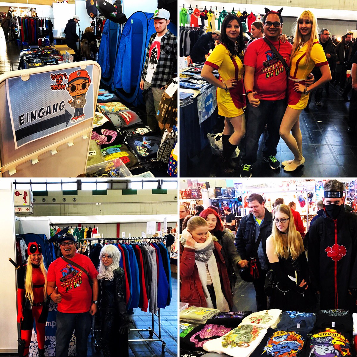 WhatsUpJonnyDE's tweet photo. #WhatsUpJonnyDE präsentiert #pampling.com auf der #GCCDortmund! #Cosplay #Rastplatz #Kekse #Trinken #Umkleide #Sitzplatz in #Halle4 #StandE2 https://t.co/iJDs1Fn1rP