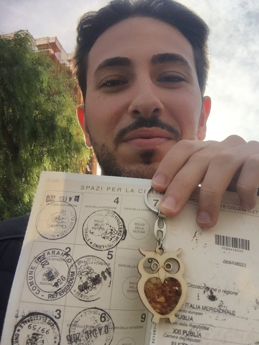 Io ho votato, fatelo anche voi: cambiamo l'Italia! #bastaunSi <a href="/GenerazioneSi/">GenerazioneSì</a> @TarantoSi <a href="/bastaunsi/">Alfred Hargett</a>