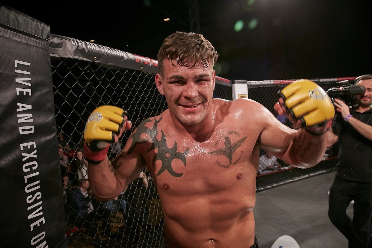 CageWarriors's tweet photo. #OnThisDay 6 months ago @jackmarshman took a big 1st round win at #CWFC76 that got him a shot at the #CWFC belt! https://t.co/QdRfTI0Xxw