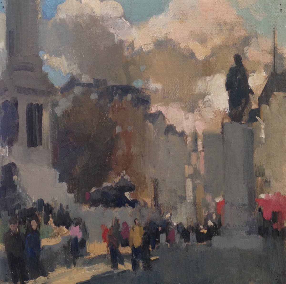 juliahawkinsart's tweet photo. It was good to see participating artists at #ROIPaintLive yesterday. @mallgalleries @InstituteRoi #saturdaymorning #pleinair https://t.co/L1IS9Sg1wC