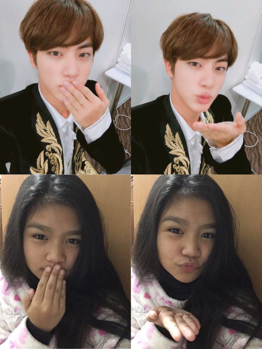 RT_rhinatobias's tweet photo. HAPPY BIRTHDAY MY PRECIOUS SEOKJIN 💕🎉😘 #HAPPYJINDAY #kissesforjin #AwakeWithJIN #석진생일ㅊㅋ  @BTS_twt https://t.co/Wl0hkT2uaR