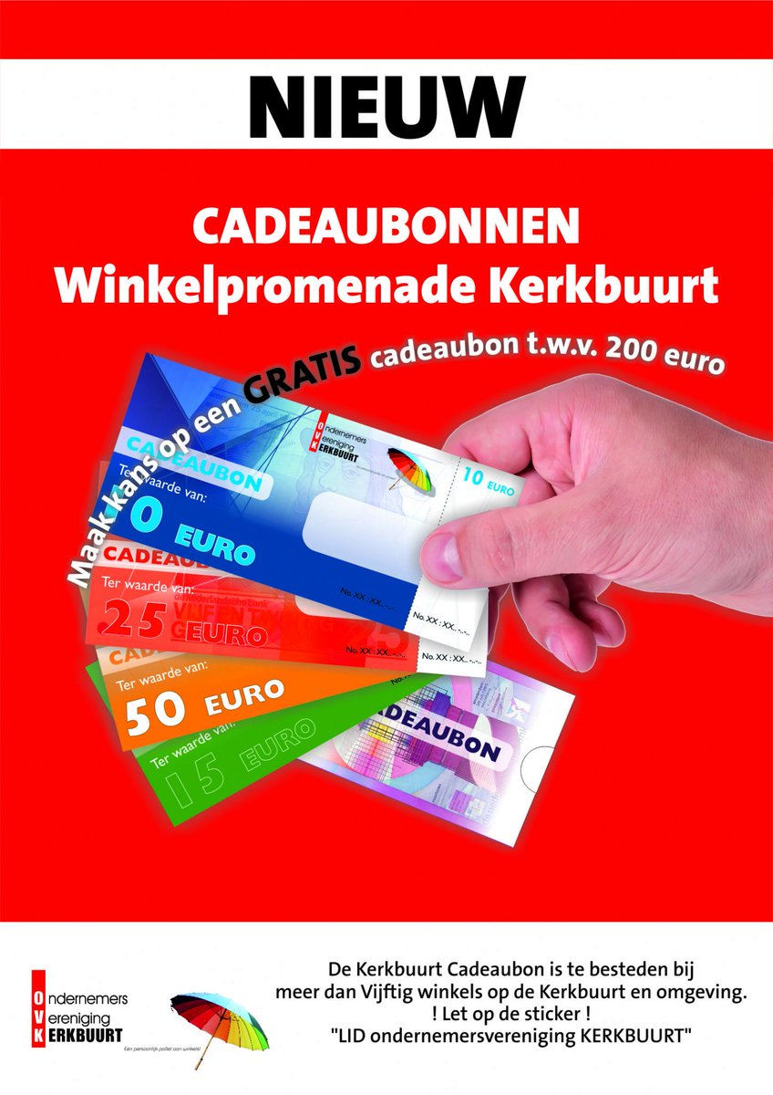 Doe mee en win Kerkbuurt Cadeaubonnen t.w.v. 25 - 200 euro!  p3e.nl/_S7P