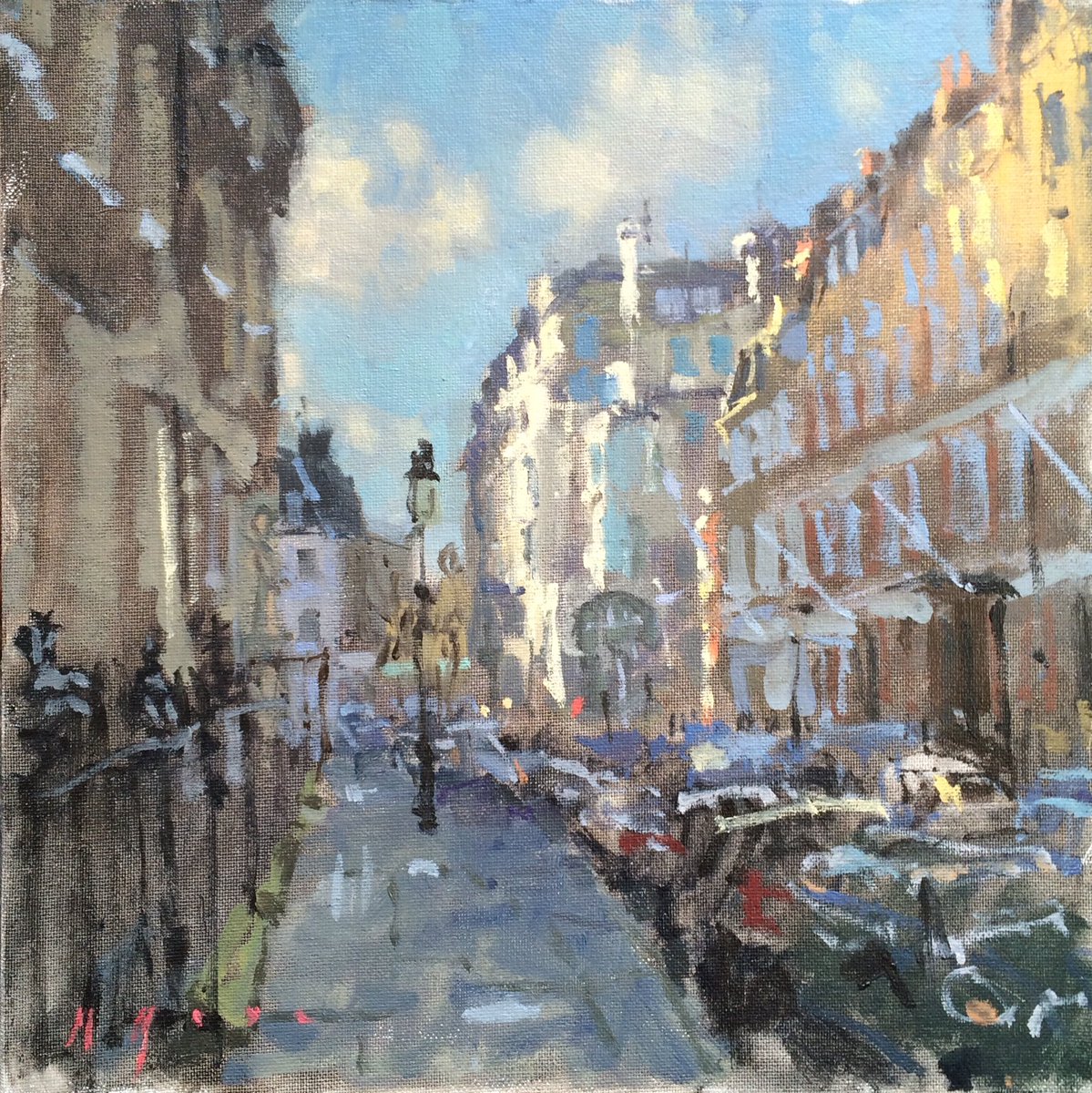 Mariaroseartist's tweet photo. Finished painting from yesterday's @mallgalleries @InstituteRoi Paint Live 2016 #oilpainting #pleinair #london #stjames #roipaintlive https://t.co/f88WCxnYel