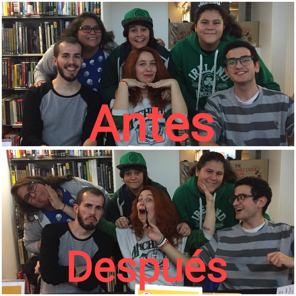 MamaFanYT's tweet photo. Firma #ComicCezy en el @Fnac_ESP   momentos únicos,  con estas adorables personitas @AbiPower @StudyOfKaos @happip 😘😘 https://t.co/z0RMbXG85z