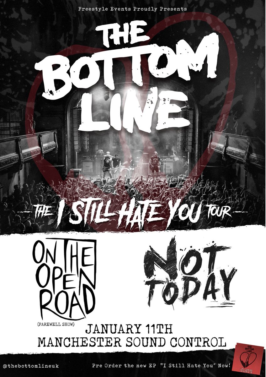 MANCHESTER - we always have a lot of fun in Sound Control... come see us with @OnTheOpenRoadUK (<last show 😥) &amp; <a href="/NotTodayBandUK/">Not Today</a> ! #ISHYTour
