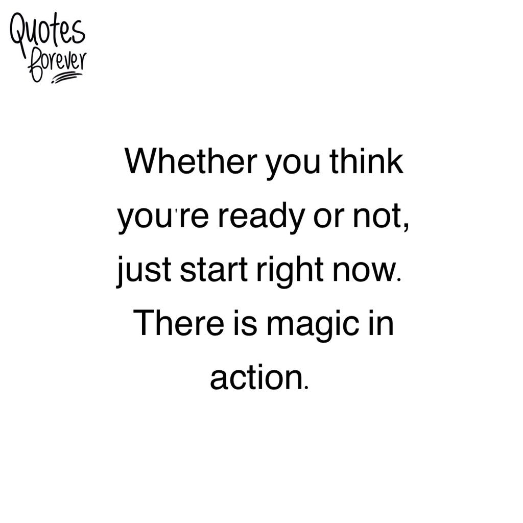 quotesforeverof's tweet photo. Magic!! #first #step #ready #magic #action #believe #yourself #yesyoucan #tryhard #trustyourself #success #dreams #stayhappy #wise #life https://t.co/vcvyCv6XzD