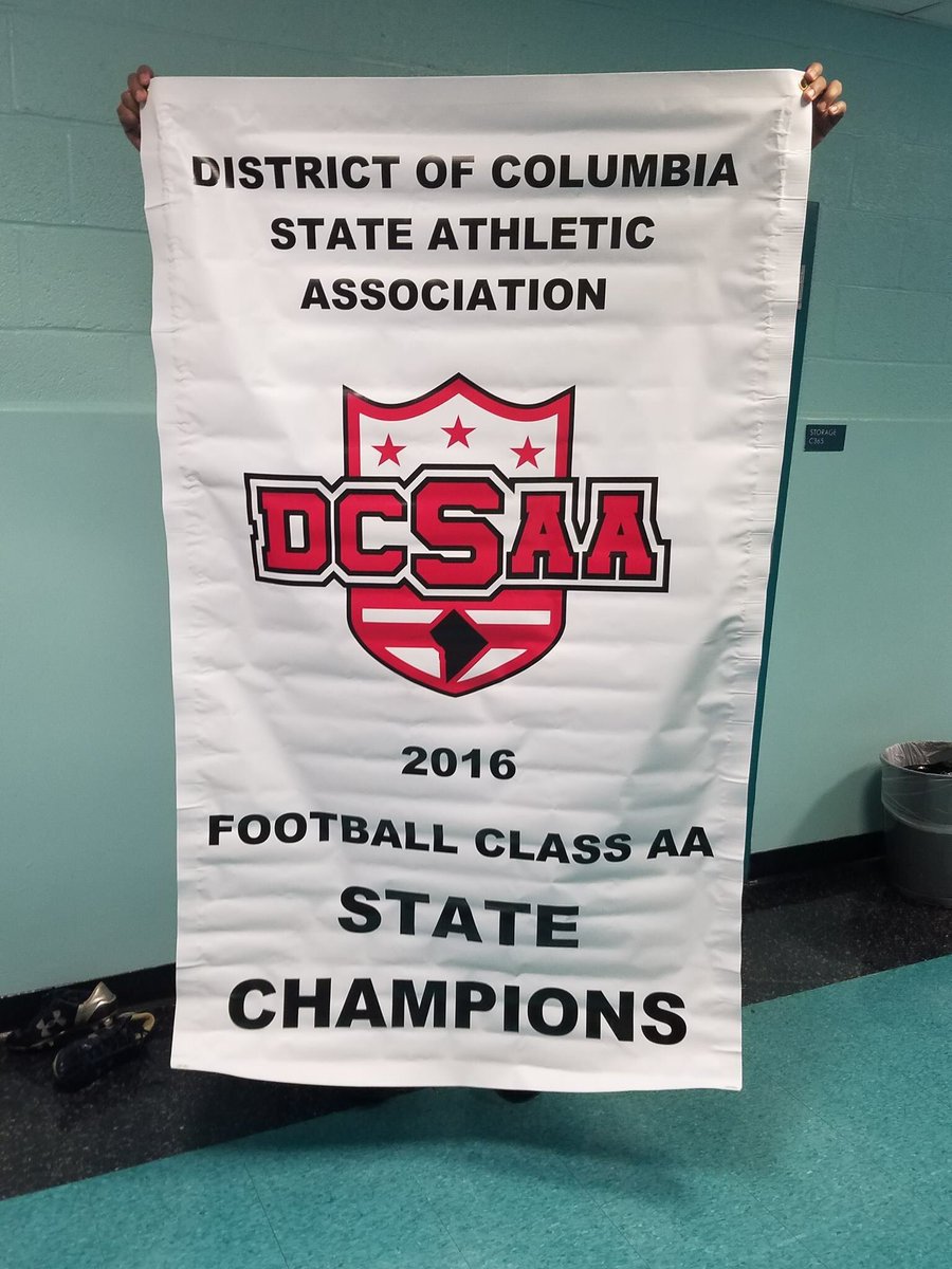 FriendshipPCS's tweet photo. @DCSAASports 2016 Football Class AA State Champions! You see it! Go Knights! @FriendshipFB #FCAFootball #1Friendship https://t.co/akI1ekuI0I