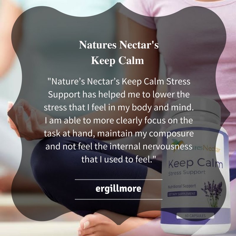naturesnectar01's tweet photo. "Nature’s Nectar’s Keep Calm Stress Support has helped me to lower the stress that I feel in my body and mind." -ergillmore #fitness #health https://t.co/c1EGsW38ej