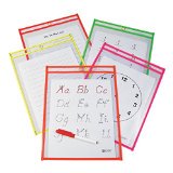 R_classroom's tweet photo. I 💖these Dry Erase pockets from amazon.ca! They are eco-friendly and allow students to practice without wasting copious amounts of paper. 💕 https://t.co/6MRFLJ11n5