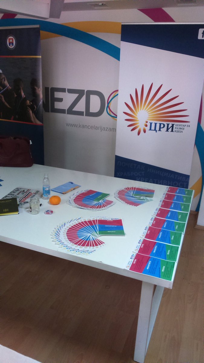 razvojideja's tweet photo. Centar za razvoj ideja na Sajmu volontiranja! Beogradjanka, 6 sprat, Gnezdo, 14-17h!  #cri #kultura #ekologija #preduzetnistvo @nvo_SOT https://t.co/s4BiEcdlLc