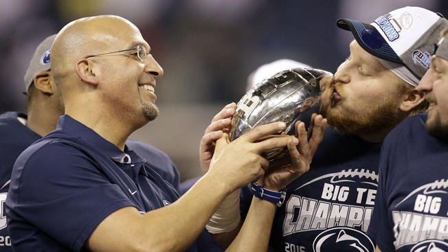 NBCPhiladelphia's tweet photo. The Nittany Lions' 38-31 victory over Wisconsin was the largest comeback in the six-year history of the game https://t.co/UsHGSBDvSn https://t.co/eKiMm3Cu2X