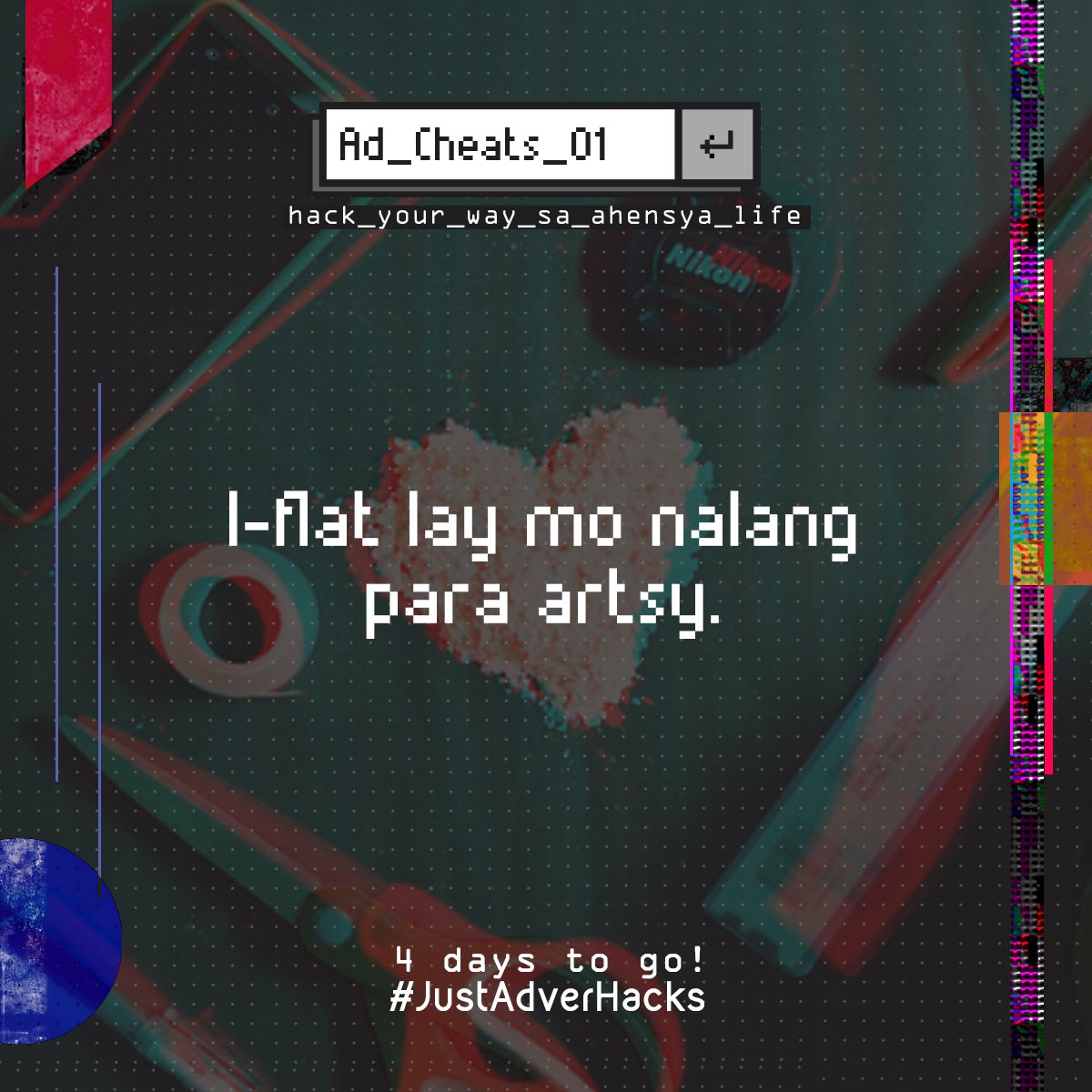ARIGA2D's tweet photo. @ARIGA2D 

We are 3 days away from Ad_Cheats_01! Stay with us and get ready for big announcements coming this Monday and Tuesday! https://t.co/m4h1EbQCzJ
