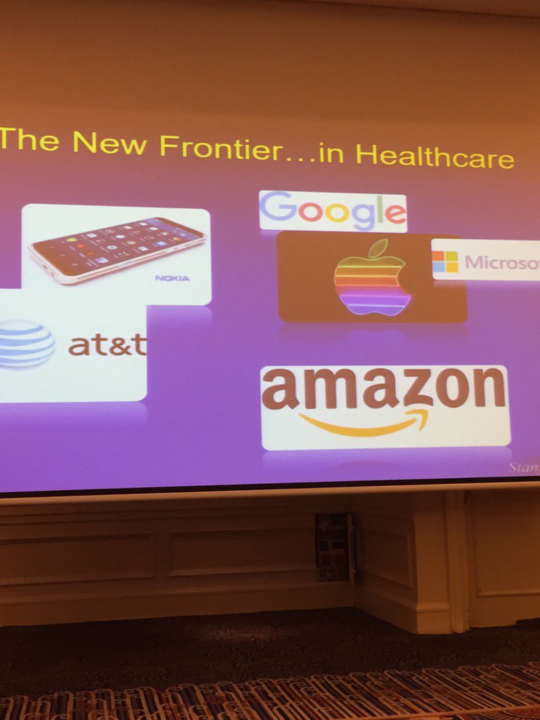 venturelab's tweet photo. .@Stanford Peter Fitzgerald "wait until you see how @amazon disrupts healthcare" #ICI2016 https://t.co/WjlPlG03I5