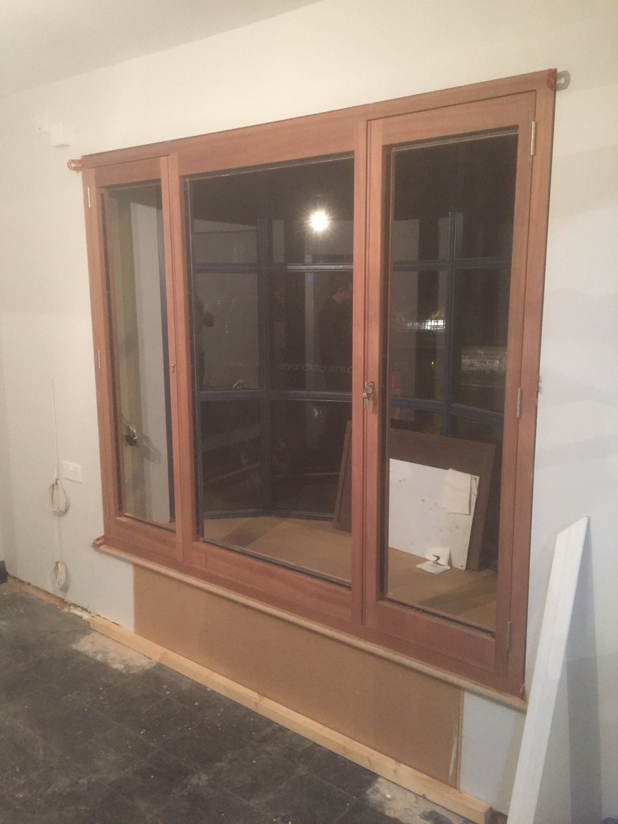 Shop fitting nearly finished, all ready for the decorators and new flooring.