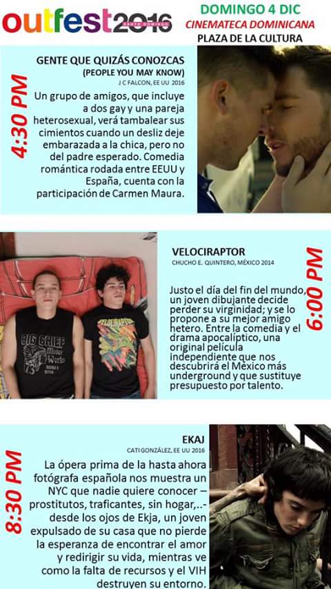 CatiandMike's tweet photo. #EKAJ Premieres tonight #OutFest @sdqoutfest at 8:30pm #SantoDomingo #DominicanRepublic #Dominicano #revasa https://t.co/PVnHdKnITl