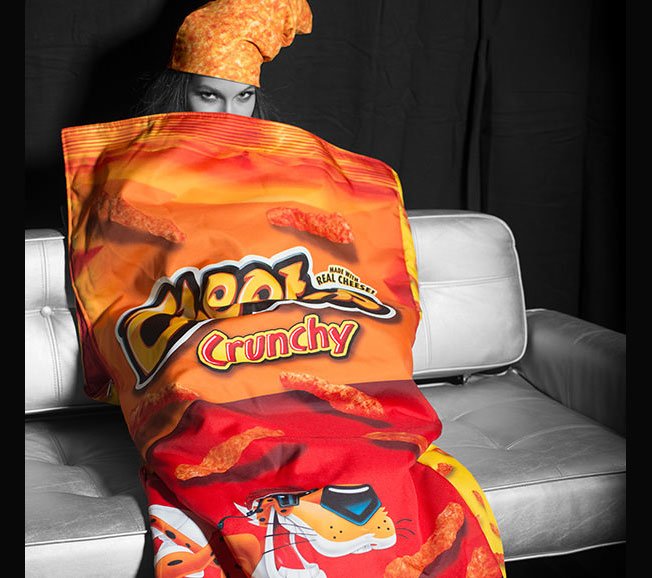 Adweek's tweet photo. Cheetos has a 2016 winter fashion collection for those who can't get enough orange: https://t.co/9S8ENTyEQF https://t.co/Dq6yFin9bb
