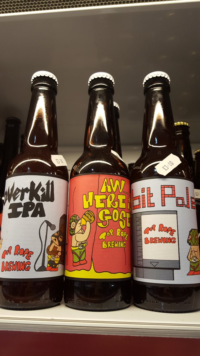 LondisPennyLane's tweet photo. Made up to have some great local beers in from @TopRopeBrewing. Top work, lads https://t.co/IVB8rdBqwU