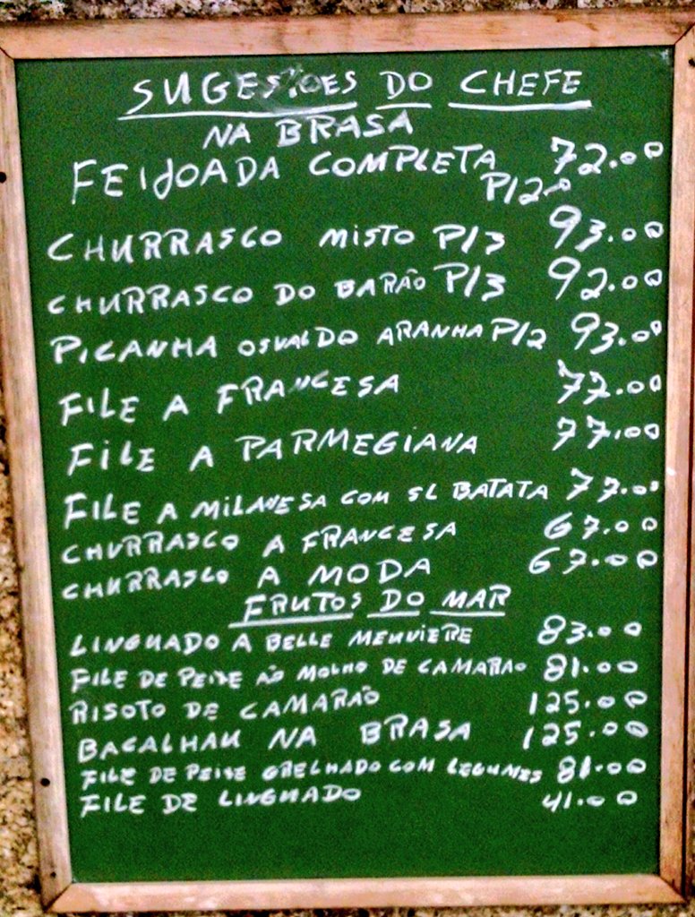 carlitostweets's tweet image. #Somosnossotros em @copacabana #RiodeJaneiro t mostrando valores de restaurantes 
@ferraribsas @angramarturismo 
#04Dec Wsp+5521996774760