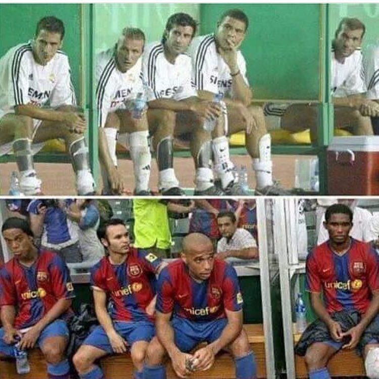 Which bench you prefer?

RETWEET for Madrid
LIKE for Barcelona