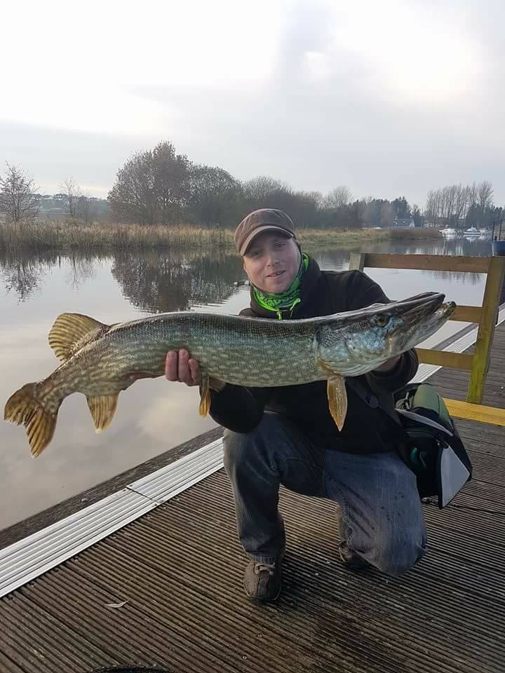 A fine specimen for Erne Angler club member fishing the jig on the river today #broadmeadow <a href="/fermanaghlakes/">Fermanagh Lakelands</a> @waterwaysirelan <a href="/AnglingNI/">Angling NI</a>