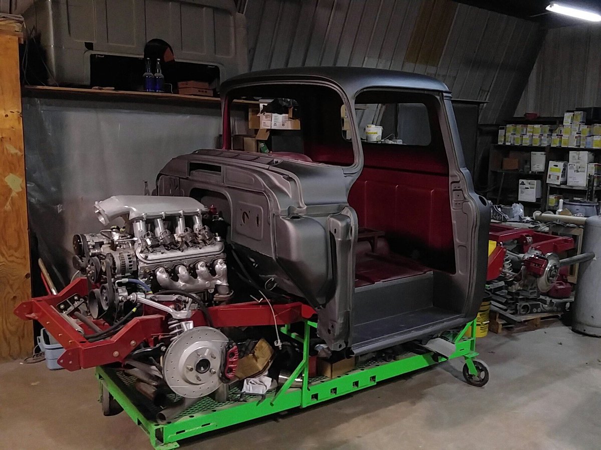 NerdRods's tweet photo. #nerdrods #dadsdownanddirty #taskforce #truck #TriFive #protouring #protouringtexas #lateralg #gmachine #corvette #suspension https://t.co/gE7N0rllxN