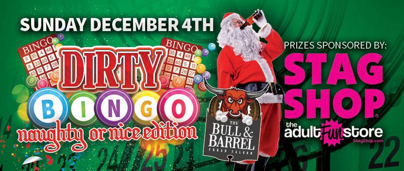 bullandbarrel's tweet photo. Dirty Bingo is back for one night only tonight at #BullWindsor! Free to play with over $200 in adult prizes from the #StagShop! https://t.co/qw2S6yKlwl