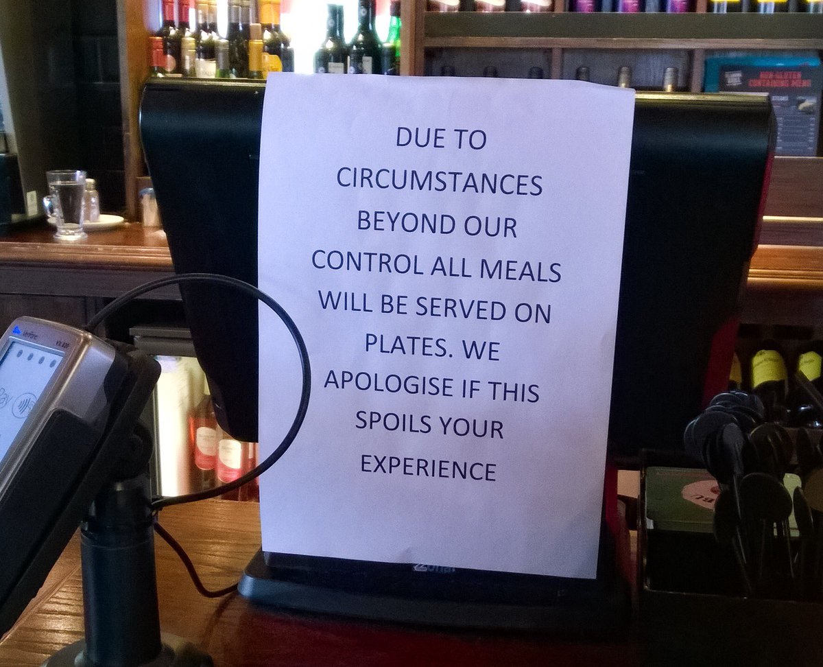 Taken at a Flaming Grill, where they serve food on bin lids. Small victories are better than none.
(Pic: Dawn Butler)