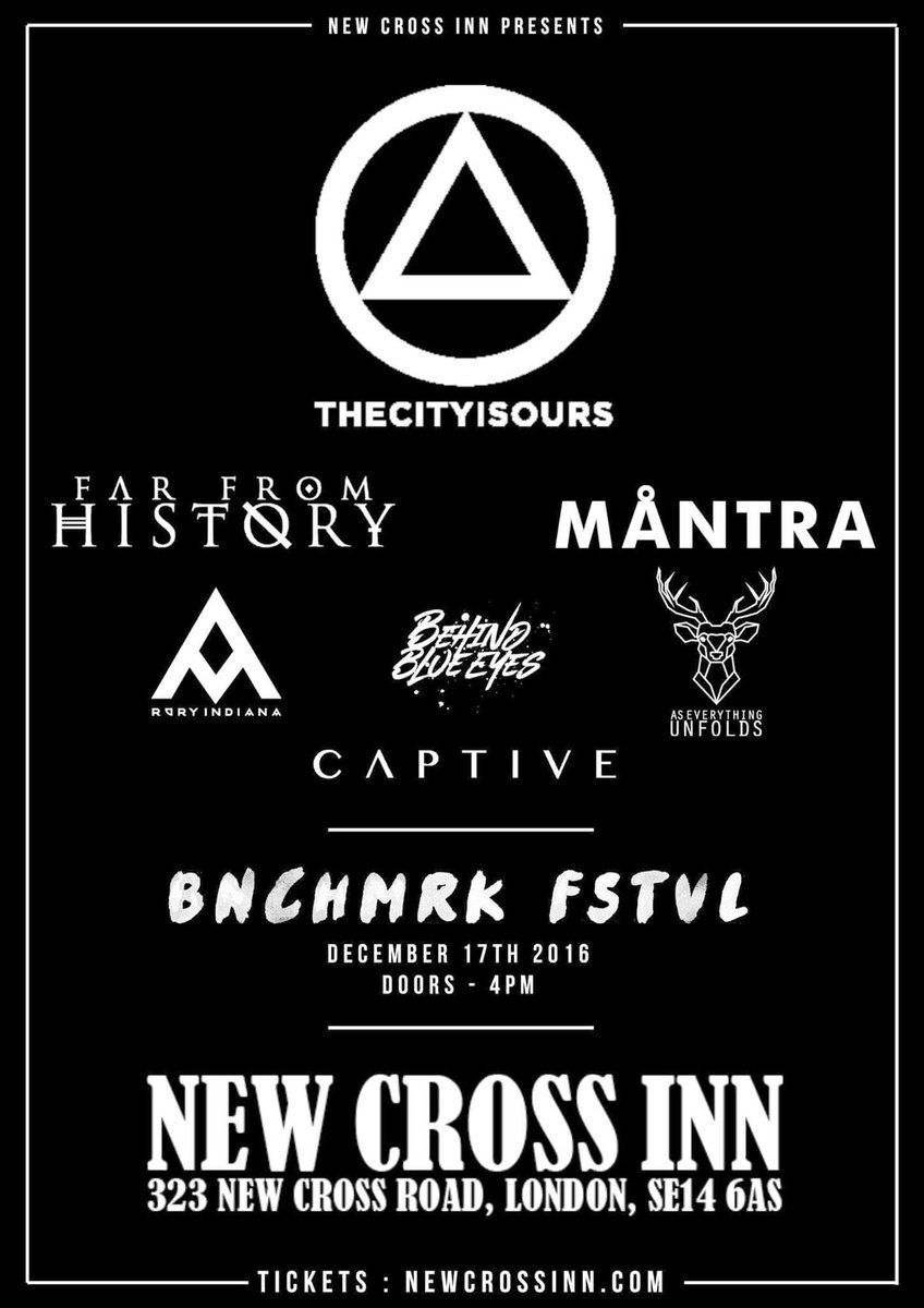 We hit up BNCHMRK FSTVL with our good friends <a href="/THECITYISOURSUK/">THECITYISOURS</a>  

17.12.16 / £5 ADV / £7.50 OTD 

EVENT - facebook.com/events/6065807…