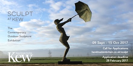 #SculptatKew will feature figurative & abstract #outdoorsculptures in bronze, metal, steel & wood 
 ow.ly/g36l306sotQ #callforentries