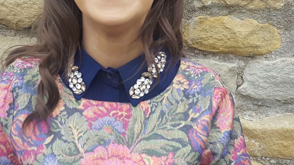 buttonsanddote's tweet photo. Introducing the newest addition to our false collar collection! 'Holly' is a limited edition navy piece exclusive to https://t.co/Jyf5WLtrks https://t.co/NIFIptL0Wa