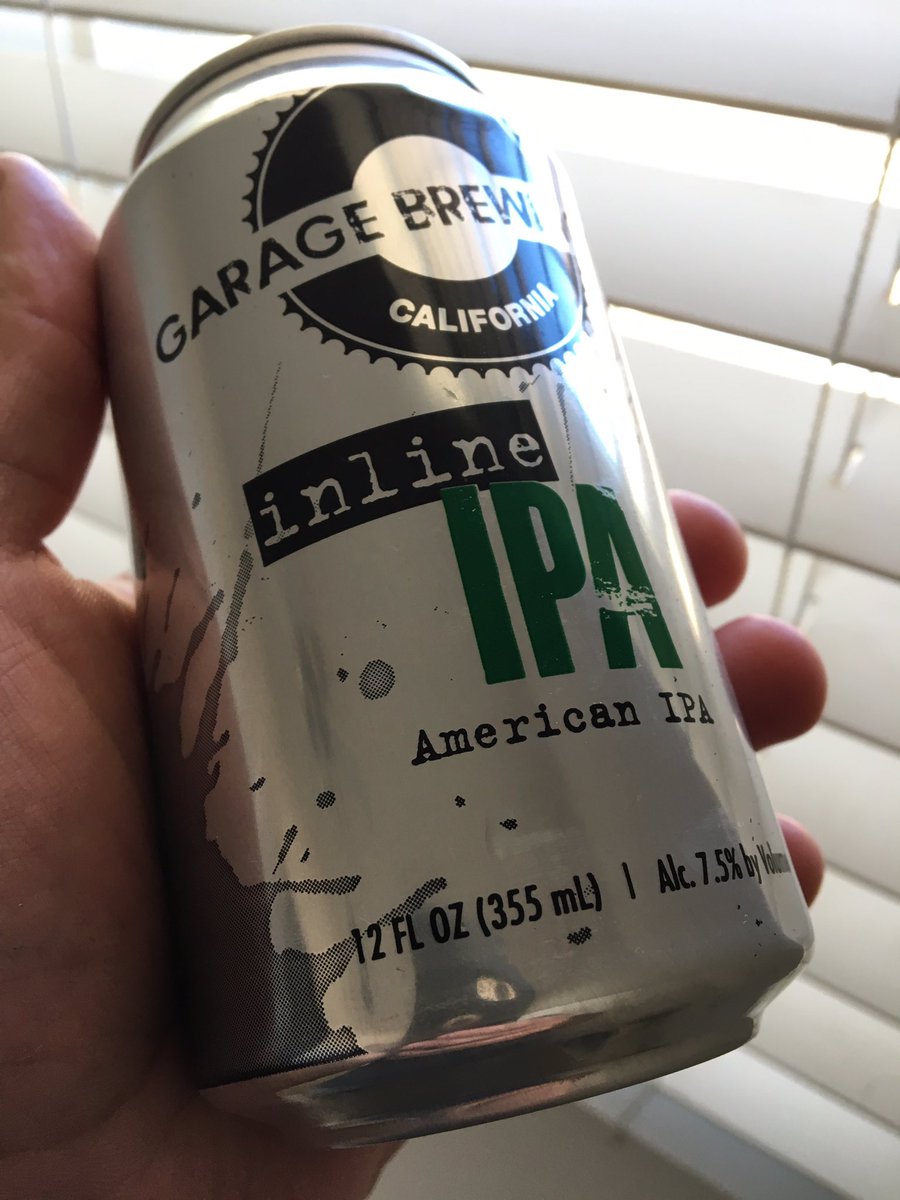 beerowlapp's tweet photo. What do you do when you move to the #InlandEmpire in #California? Have a local #beer, of course! @garagebrewco's #IPA to be precise. https://t.co/h67JJJED2w