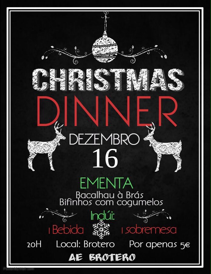 Dia 16! Reserva o teu lugar! ☃️🎄