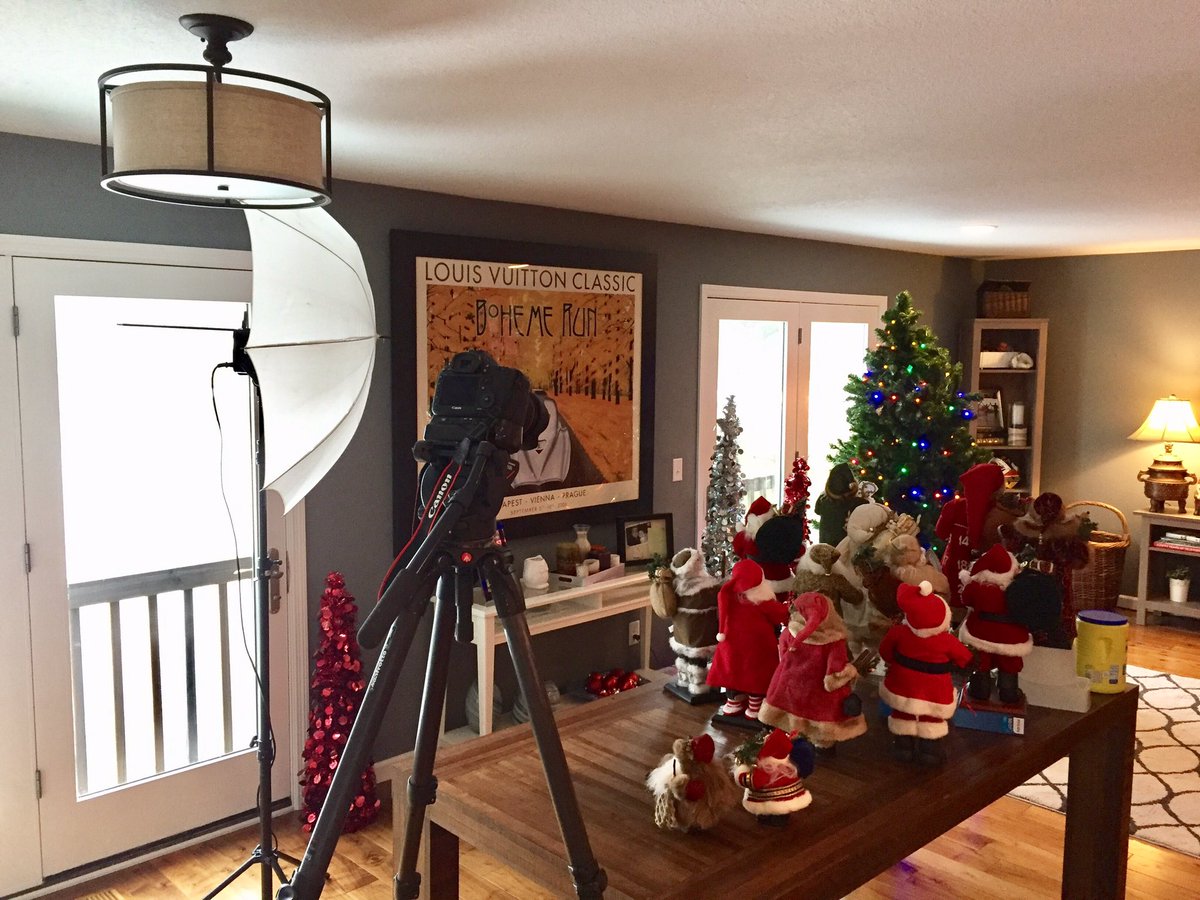 Uh oh... <a href="/natefanderson/">Nate Anderson</a> is rearranging the living room for a #Santa #photoshoot. I'm sure chocolate milk and cats are involved somehow.