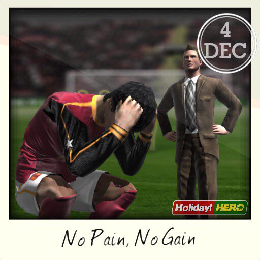 No Pain, No Gain #scorehero itunes.apple.com/gb/app/Score!-…