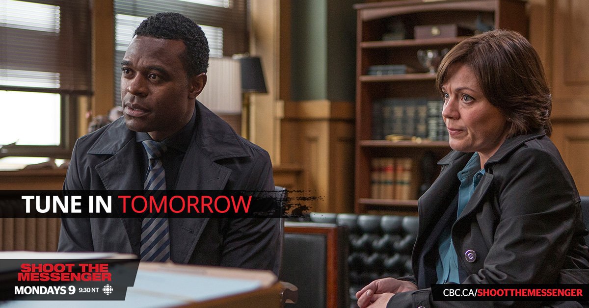 ShootTM's tweet image. Tomorrow is the #ShootTM SEASON FINALE!!! @lyriqbent and @edie_inksetter are on the case! Tune in Monday at 9/9:30NT on @CBC!