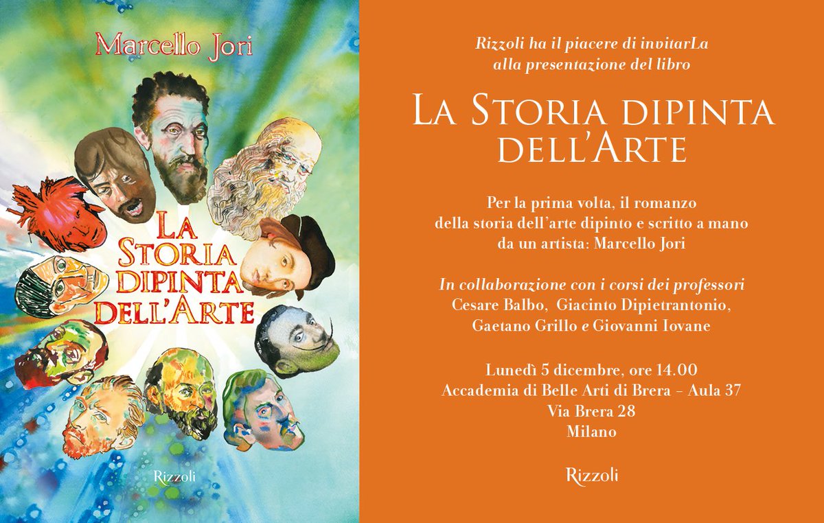 marcellojori's tweet photo. Questa volta all'Accademia di Brera a Milano... #arthistory #lastoriadipintadellarte #thepaintedhistoryofart @RizzoliLibri https://t.co/Y64j2FlszX
