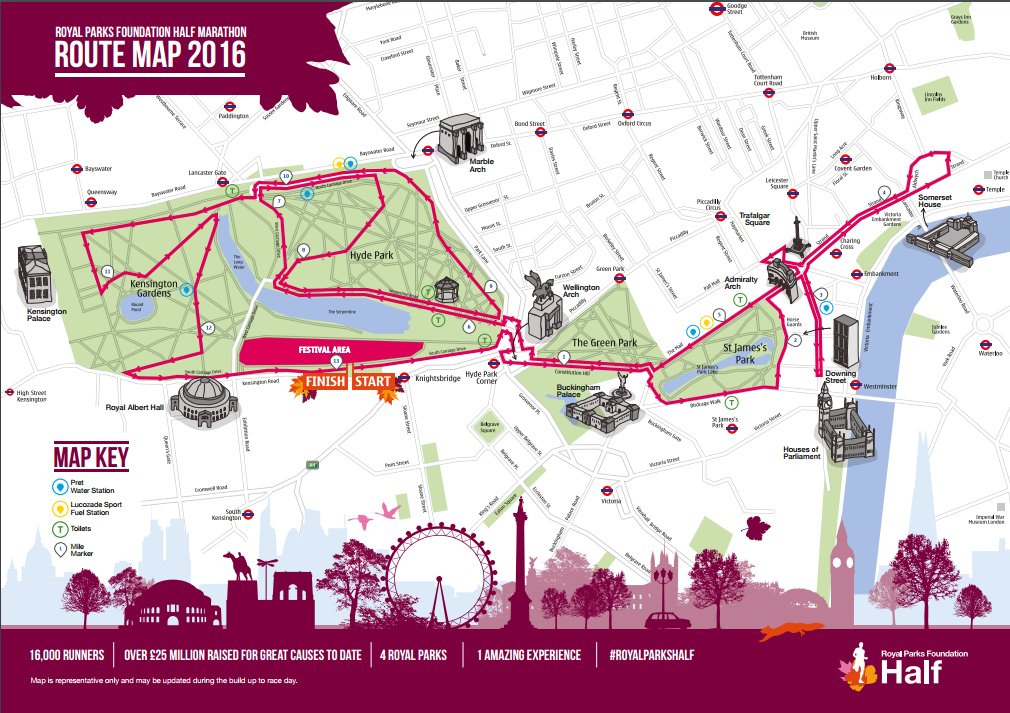 RUN THE MOST POPULAR HALF MARATHON IN LONDON IN 2017! Register your interest in the Royal Parks Half marathon at fundraising@clapa.com