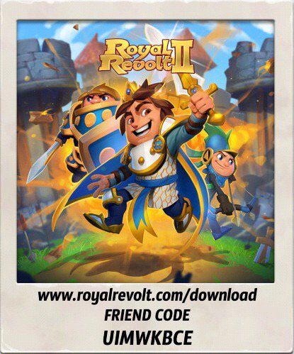 Ivansj21's tweet photo. #RR2 https://t.co/4eyHxmz6HC

Enter Friendcode: UIMWKBCE https://t.co/HQJa6vIHOS