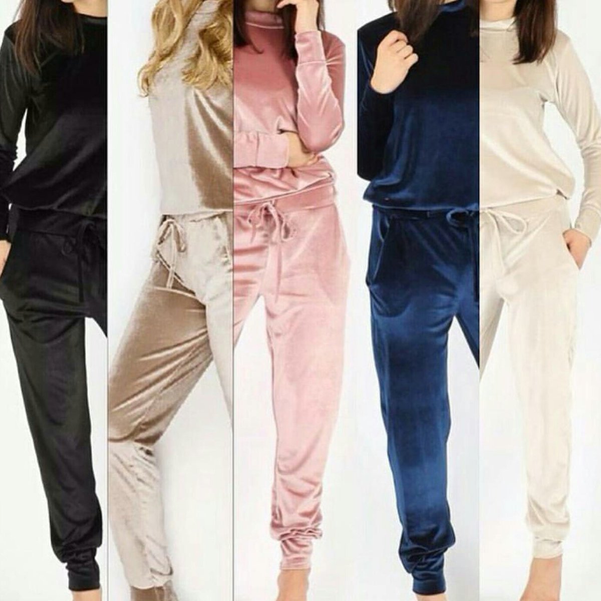 Farashaboutique's tweet photo. Velvet Velour Tracksuits
Available in Pink, Cream, Navy, Mocha &amp; Black
https://t.co/0UU7biBfoV https://t.co/kPgu2bptnm